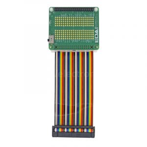 EDATEC 40pin I/O Protector for Pi400, Rainbow Cable